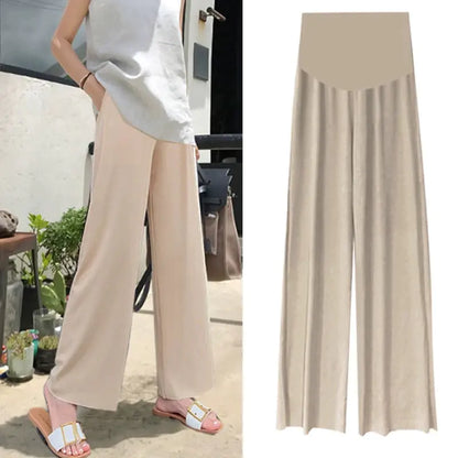2021 Spring Summer Maternity Wide-leg Casual Trousers